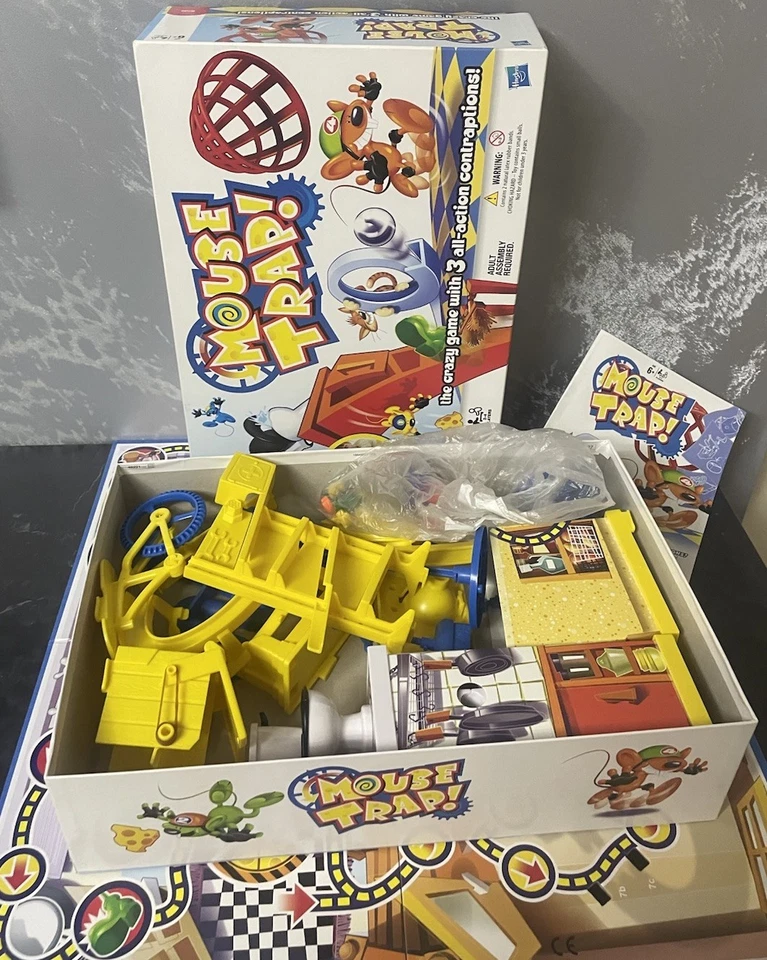 Mouse Trap Flushing Toilet Board Game by Hasbro 2011 MB Games Complete & GC - Image 2 of 4