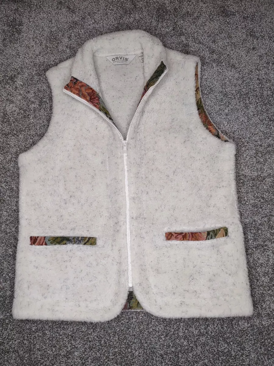 Sleeveless sherpa vest clearance