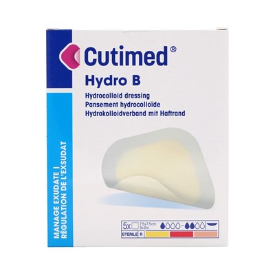 Cutimed  Hydro B Kolloidverband 7,5 x 7,5 cm (5 Stk.)