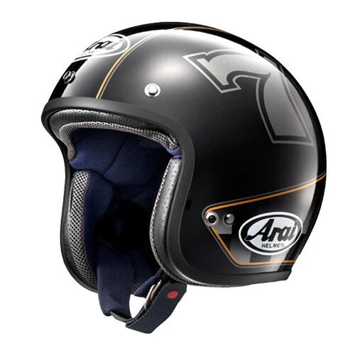 ARAI x Yamashiro CLASSIC MOD CAFE RACER Black M 57-58cm Open Face Helmet