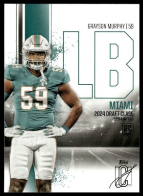 2025 Topps Signature Series Grayson Murphy RC #148 Miami Dolphins Rookie