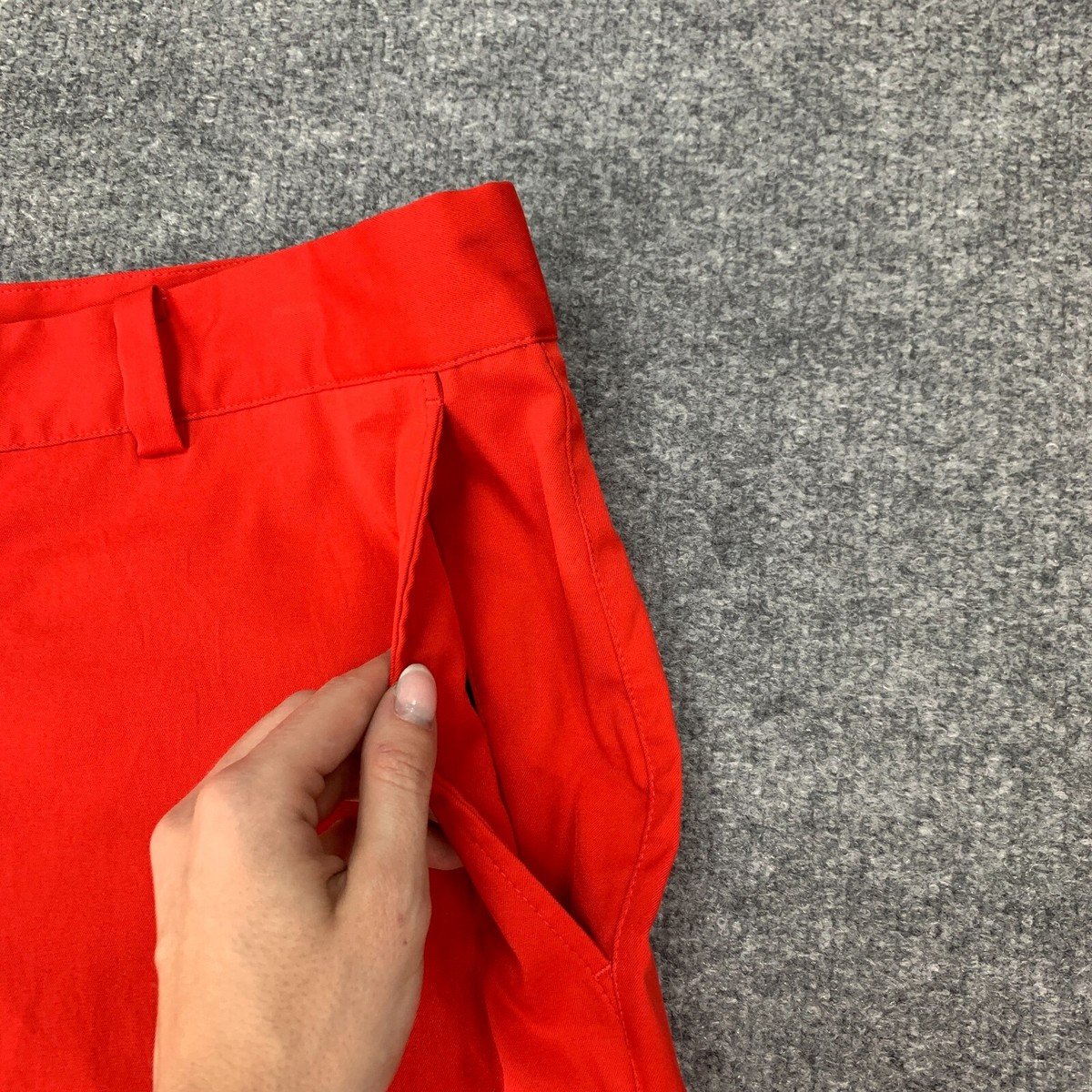 NIKE GOLF ショートパンツ レッド 34新品未使用 Nike Golf Shorts Men 34 Red DriFit Standard Fit Wake Forest