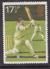GB 1980 Cricket 17.5p Fine Used SG 1137 VGC