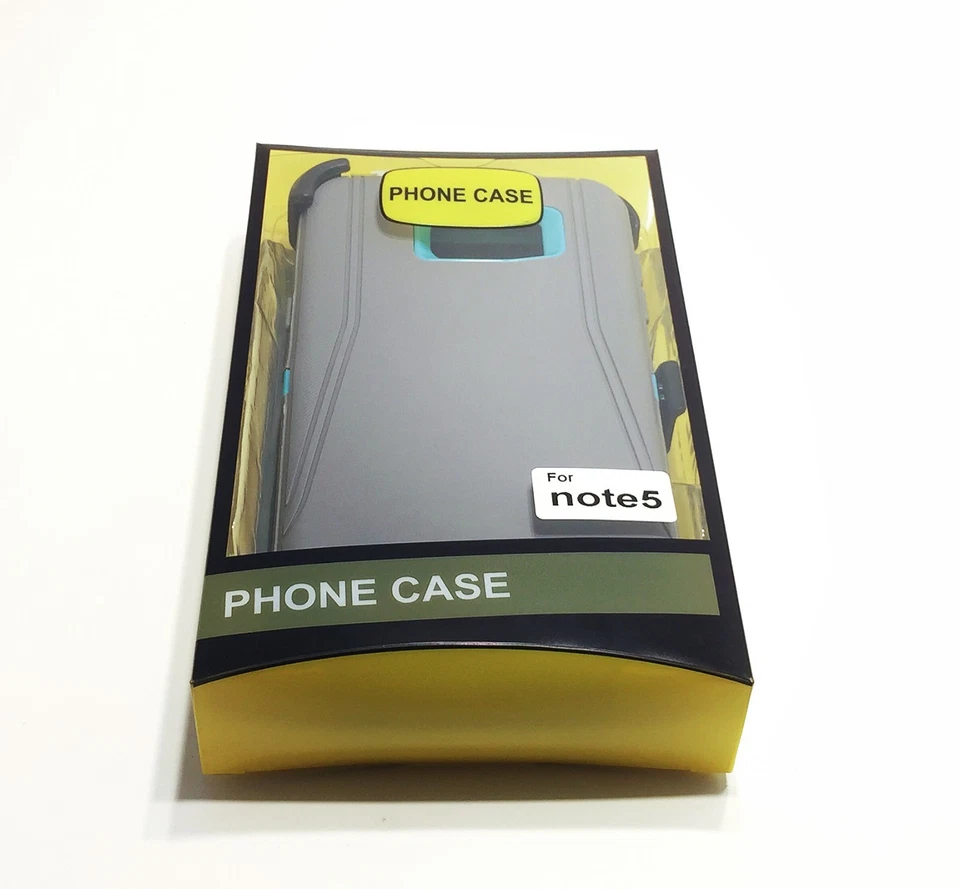 For Samsung Galaxy Note 5 Rugged Defends Shockproof Case (Clip Fits Box ) - Image 4 of 4