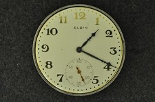 VINTAGE 12 SIZE GRADE 303 ELGIN O.F. POCKET WATCH MOVEMENT - NOT RUNNING