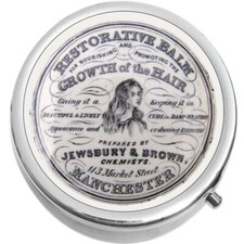 Apothecary Restorative Hair Balm Medical Pill Box Medicine Pill Box