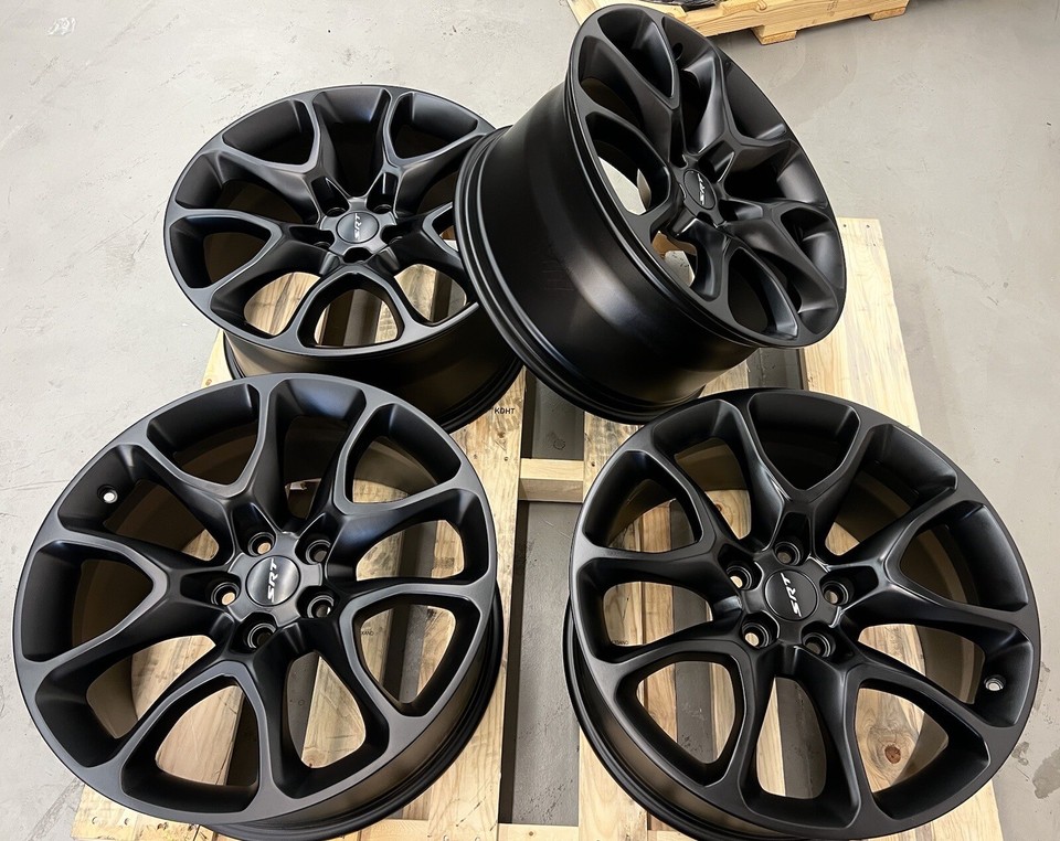 20” OEM Dodge Durango SRT Hellcat Wheels Rims Factory Black 2020-2025 ...