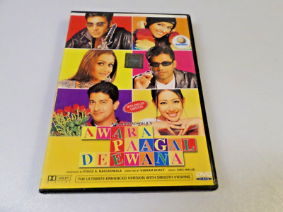 AWARA PAAGAL DEEWANA (DVD, HINDI MOVIE) FOREIGN FILM ENGLISH  SUBTITLES