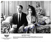 Helena Bonham Carter "Getting It Right" Autogramm signed 20x25 cm Bild s/w