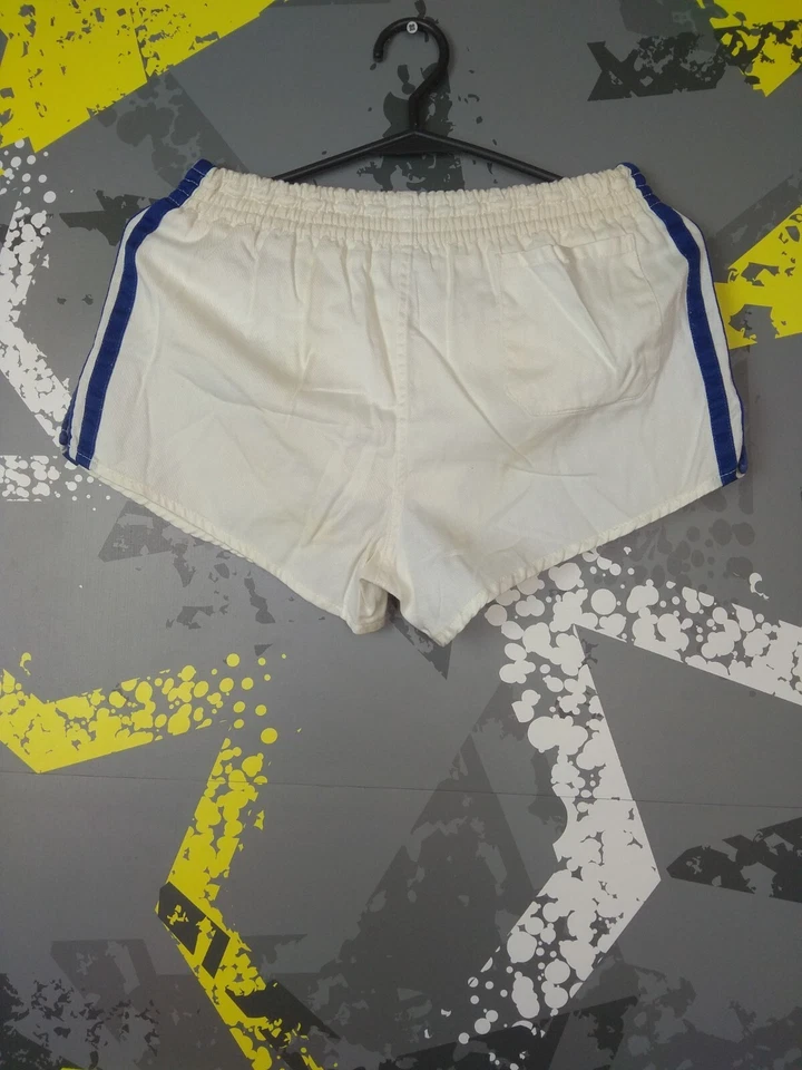 Pantalones Cortos de Correr Adidas Vintage Blanco Azul Yugoslavia Algodón Para Hombre Talla 4 ig93 Foto 4 de 4