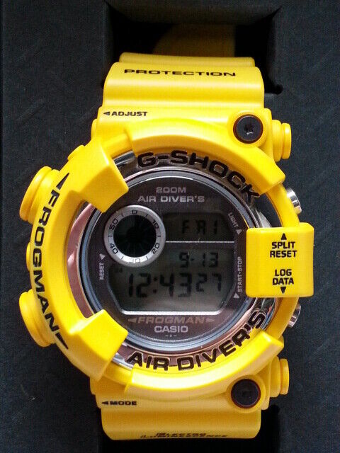 Frogman DW-8250Y-9T Yellow G Shock Good Condition VG eBay