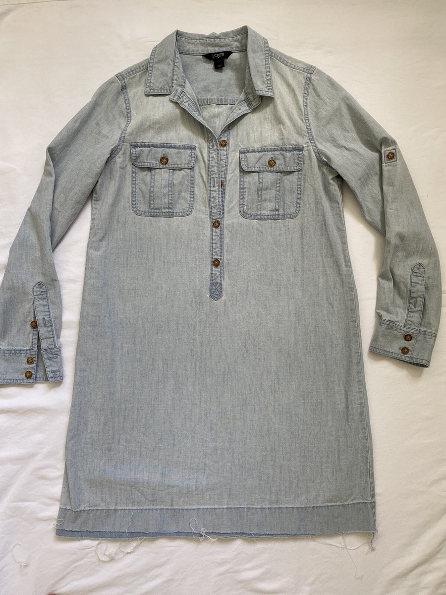 j crew chambray shirt dress Women's Plus Size Belted Chambray Shirtdress (Saratoga Wash) (Size: 4X)