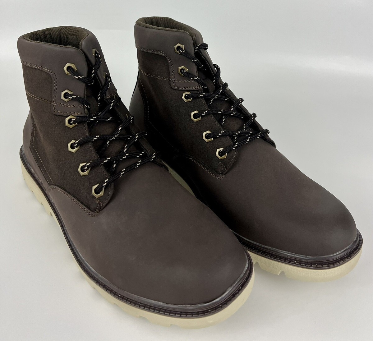 NEW Restoration Zach Casual Lace-Up Boots Sz 10M Brown All 