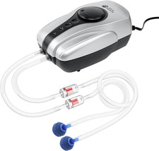 Aquarium Air Pump Fish Tank Bubbler Aerator, All-In-One Fish Tank Air Pump, Quie