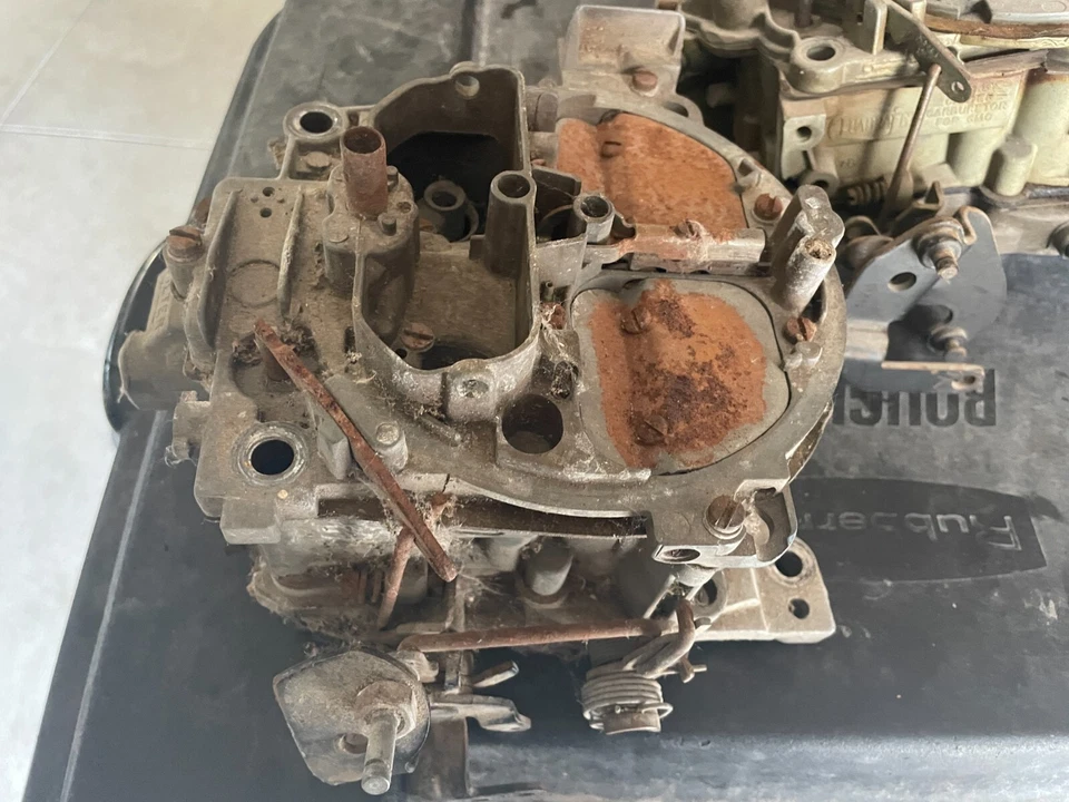 2 GM Qjet Carburetors - One good for rebuild, one for parts - Sale is for both - Image 2 of 4