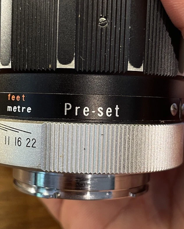 *Raro montaje Konica F: casi como nuevo ++* Lente Hexanon 135 mm F/3,5 para FP FS FM/JPN Foto 4 de 4