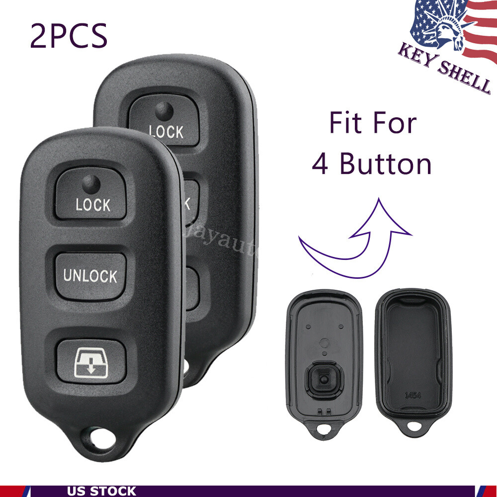 CS007040 3+1 Buttons Remote Key Shell Case For TOYOTA 4Runner Celica
