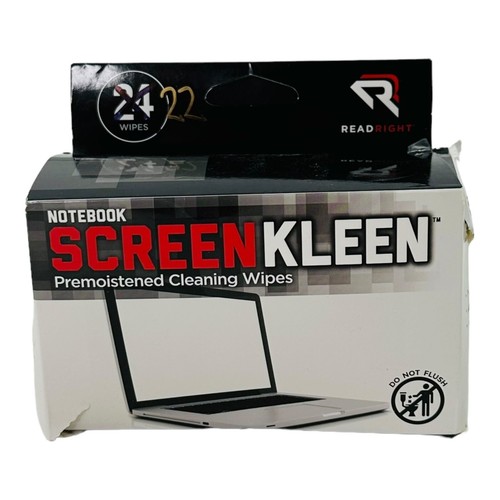 22 Count Read Right Notebook ScreenKleen Premoistened Cleaning Wipes - 第 2/8 張圖片
