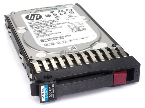 508009-001 HP HDD 500GB 7.2K SAS 6G 2.5" SFF HOT-SWAP