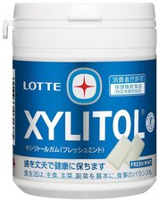 Japan Xylitol Gum Lotte Xylitol Gum Fresh Mint 133g 6 bottles