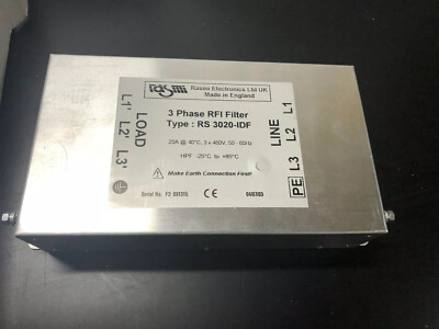 Rasmi 3 Phasen RFI Filter,RS 3020-IDF