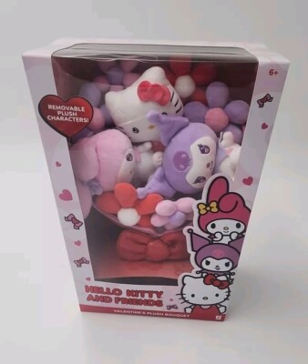 Hello Kitty and Friends 12'' Plush Valentine s Bouquet 9 Plush Included Sanrio