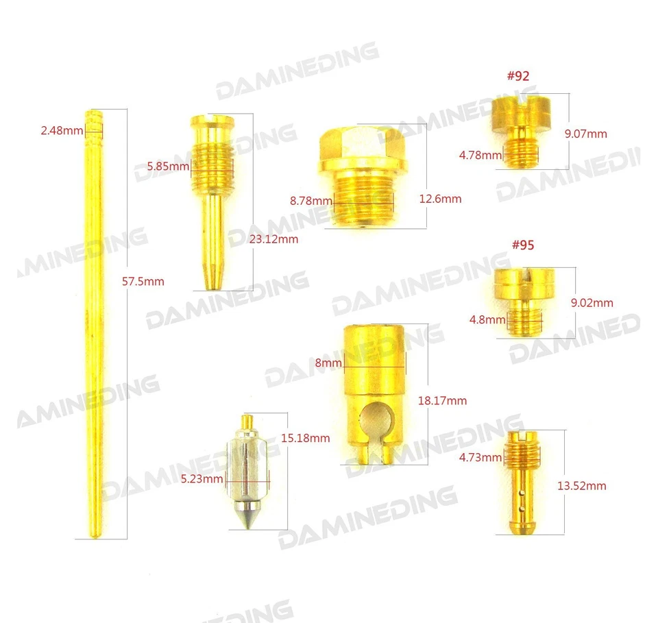 3 X Kit de reparación de carburador de reconstrucción de carburador H1 (73-75) KH500 (76) H2 (72-75) Foto 3 de 4