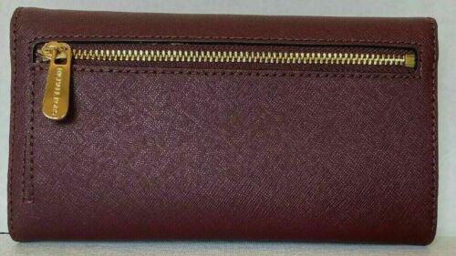MICHAEL KORS JET SET TRAVEL MK Signature Leather BIG TRIFOLD WALLET - Imagen 36 de 69