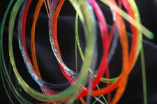 FIBER OPTIC STRANDS 12"++  Piece .019" Dia. for Archery Bow Sights