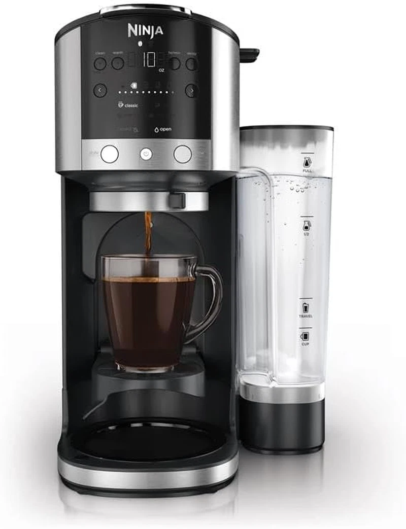 DualBrew Coffee Maker - Pods & Grounds, 12-Cup Carafe, Stainless Steel