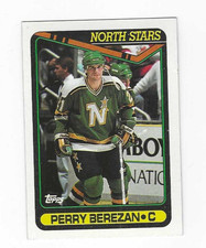 1990-91 TOPPS PERRY BEREZAN #357 MINNESOTA NORTH STARS
