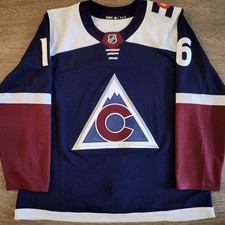 Colorado Avalanche Nikita Zadorov Alternate Adidas Authentic Hockey Jersey 56