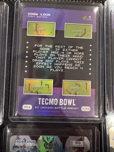 Bo Jackson Battle Arena Tecmo Bowl Bonus Plays Foil BPL3 DRAW LOCK