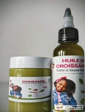 Mayouyou Booster & Fabibie Hair Growth Set, Okra Oil Pomade Conditioner, 8oz