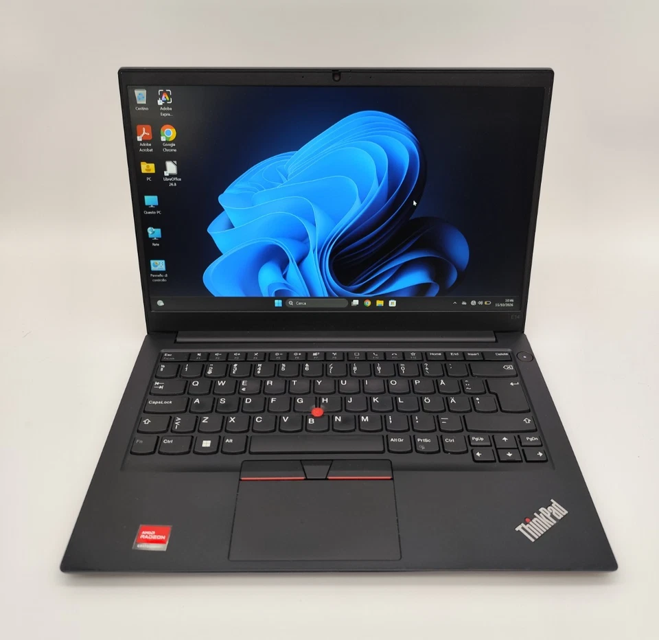 Lenovo ThinkPad E14 G3 · Ryzen 3 5300U · 16GB · 256GB, foto 1 di 5