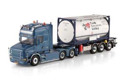 WSI-Models 01-4752 TANK SERVICES VALLEY BV SCANIA T6 TORPEDO TOPLINE 6X2 NEU/OVP