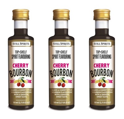 Still Spirits Top Shelf Cherry Bourbon Essence 3 PK Home Brew Distilling