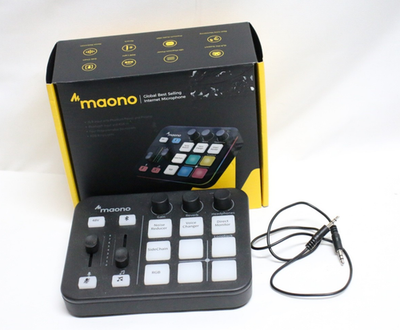 【美品／箱付】maono caster G1 NEO オーディオミキサー Amazon.com: MAONO Gaming Audio Mixer, Audio Interface with Pro