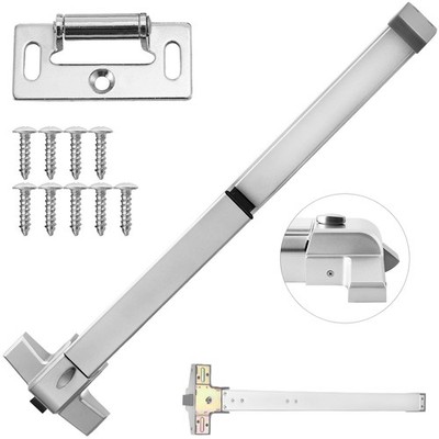 Uimoso Door Push Bar Panic Exit Lock Emergency Hardware with Finish & Copper Key