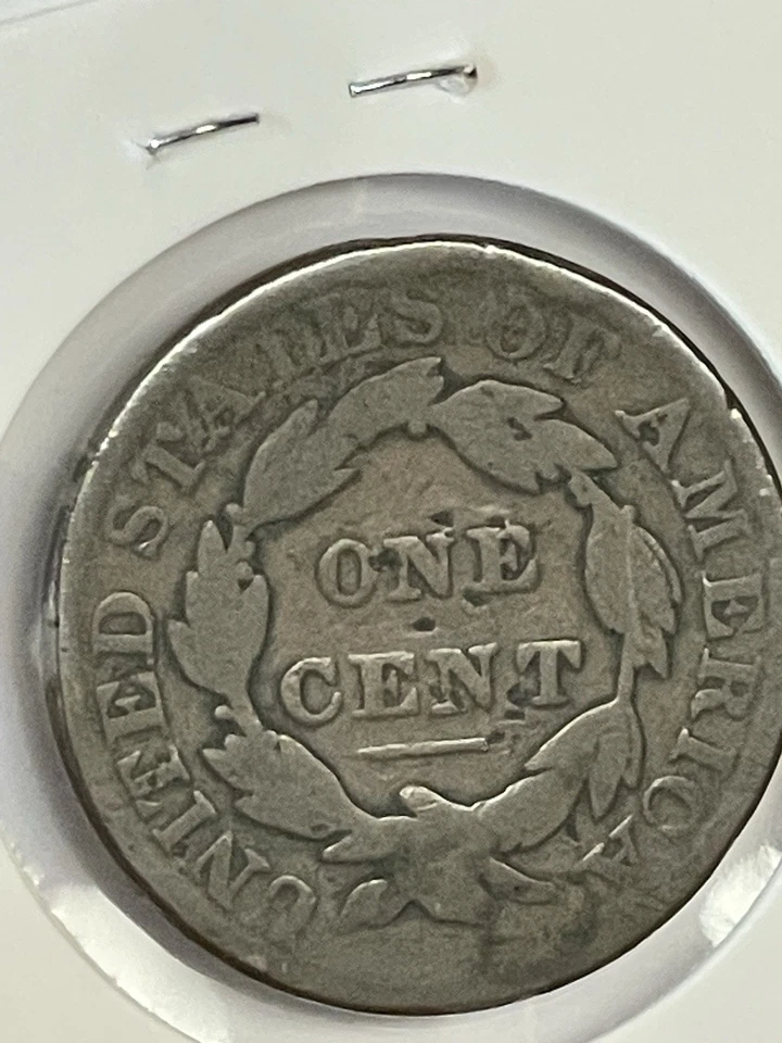 1831 BRAIDED HAIR LARGE CENT NICE Original COIN Medium Letters Free Shipping - Image 4 of 4