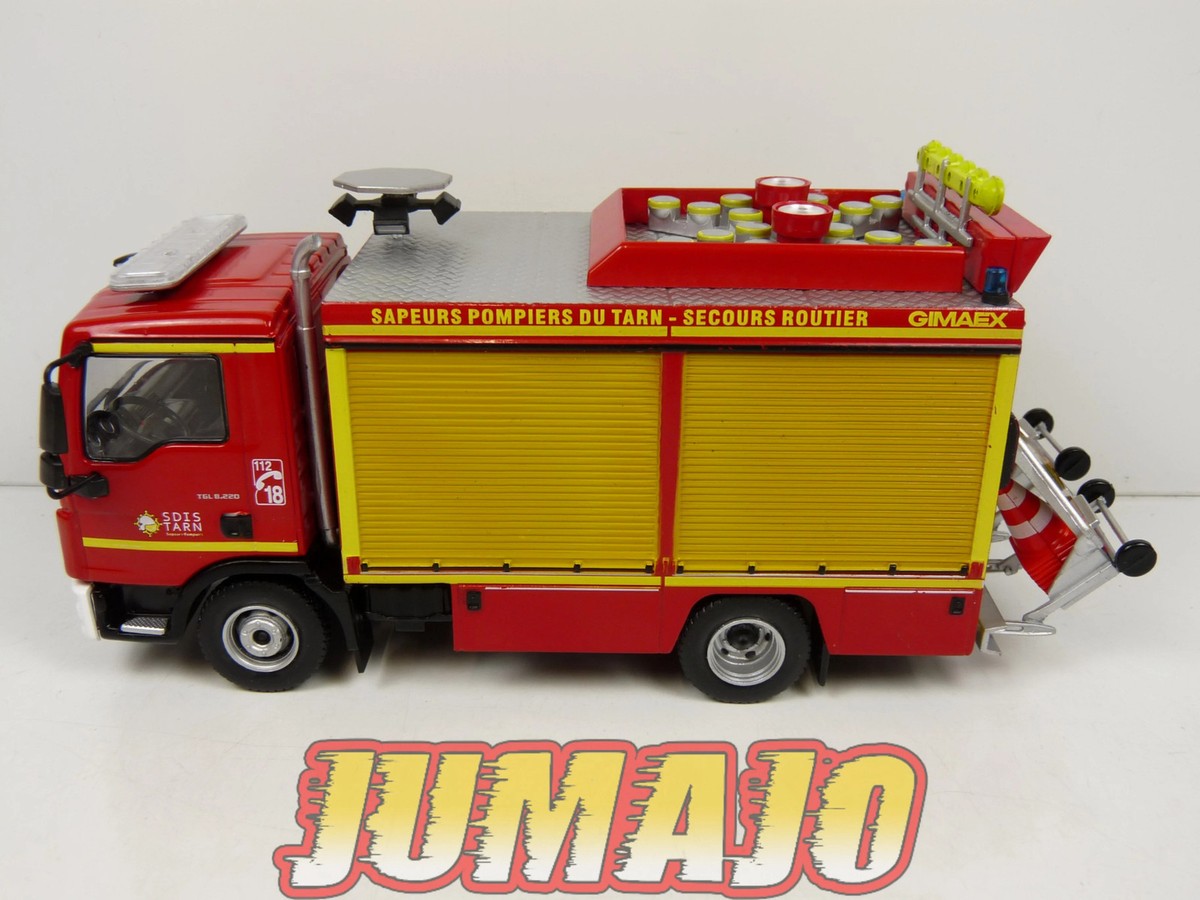Hachette Collection Camion Pompier ACMAT TPK Marseille Miniature 1/43 – Pièce De Collection Hachette