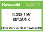 Kawasaki OEM Part 92038-1051 KEY,SUNK