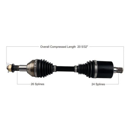 Tytaneum    813 0261    Tytaneum Heavy Duty Cv Axle Can Am Rear Right - Foto 6 di 9