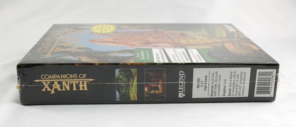 SEALED 1993 Companions of Xanth with Novel Legend Entertainment RARE Big Box PC - Image 4 of 4