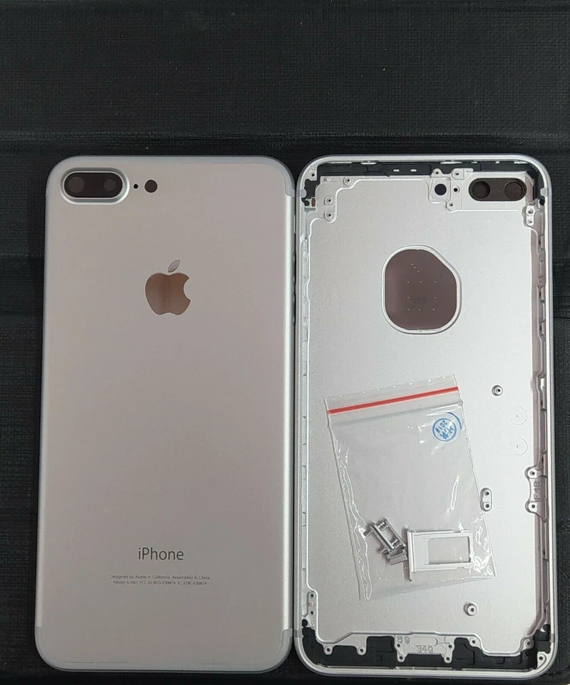 BACK COVER SCOCCA POSTERIORE VETRO+FRAME COMPLETA PER APPLE IPHONE 7 7G TELAIO!! - Immagine 3 di 4