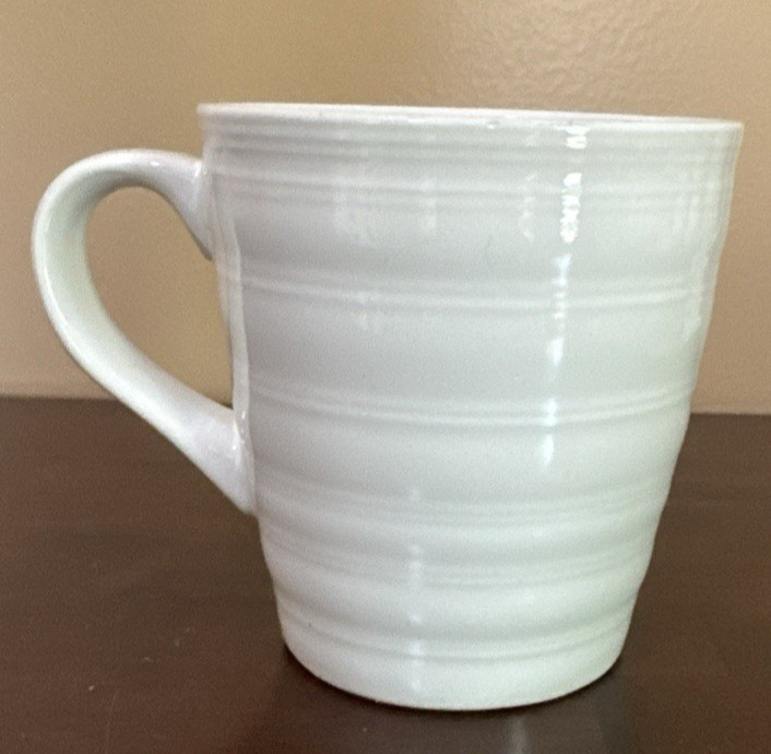 Set of 2 Over And Back White Farmhouse Mugs overandback