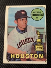 1969 Topps Baseball Hector Torres Houston Astros Rookie Card #526. rookie card picture