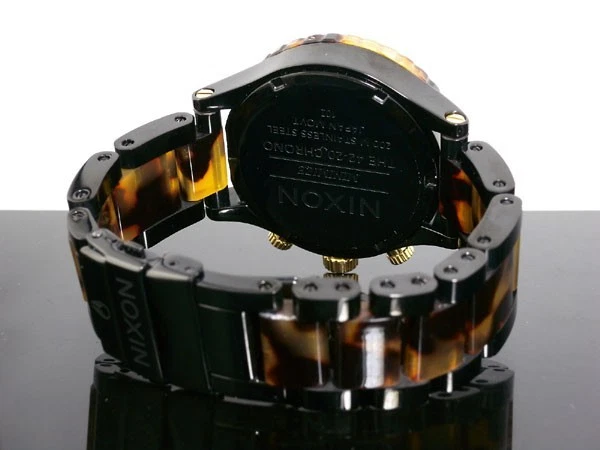 Nixon NIXON watch 42-20 CHRONO A037-679 ALL BLACK TORTOISE A037679 TI - Image 3 of 3