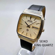 Orologio Seiko King Quartz Oro 9223-5000 Vintage Funzionante Dal Giappone