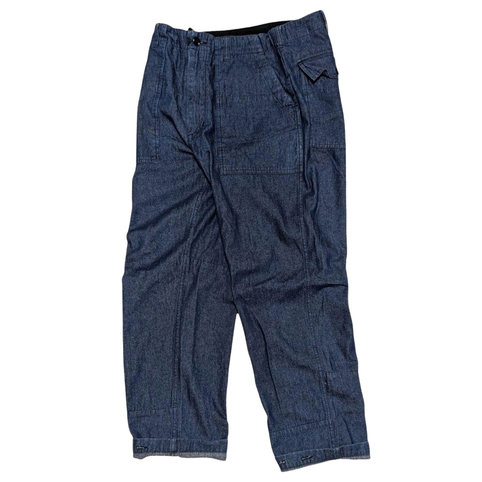 Engineered Garments Patchwork Baker Pants Indigo … - image 1